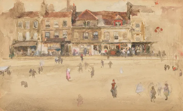 Red and Brown-Hoxton av James Abbott McNeill Whistler