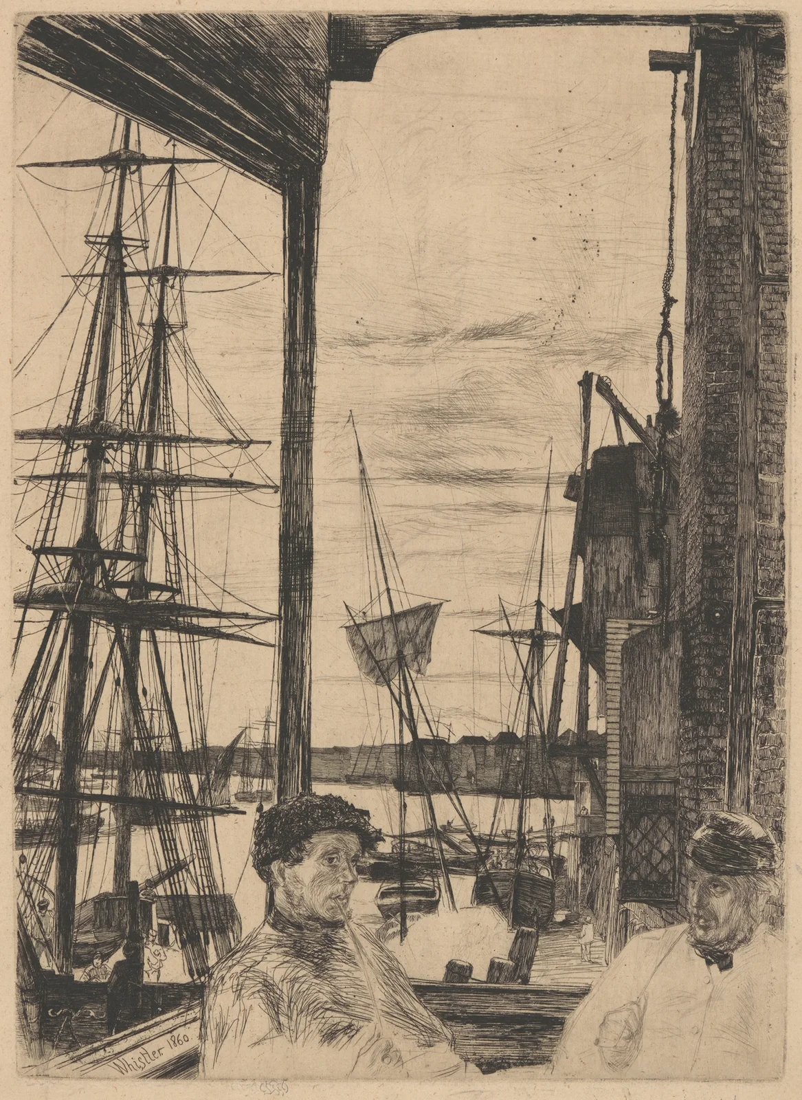 Rotherhithe av James Abbott McNeill Whistler