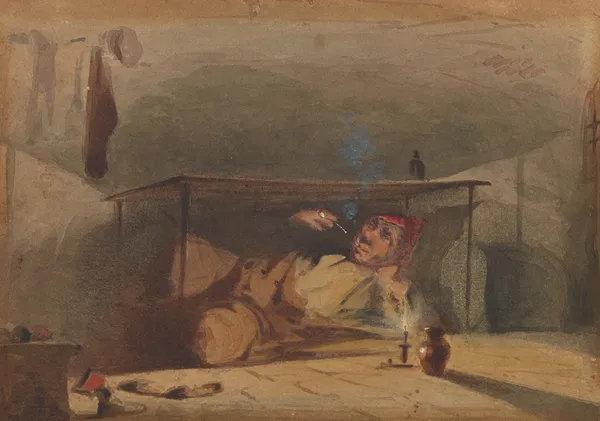 Sam Weller’s Landlord in the Fleet av James Abbott McNeill Whistler