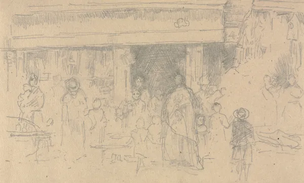Shops at Chester av James Abbott McNeill Whistler