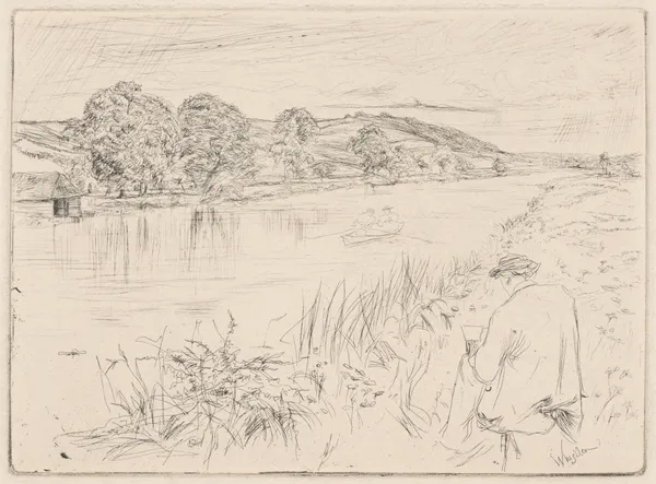 Sketching, No. 1 av James Abbott McNeill Whistler