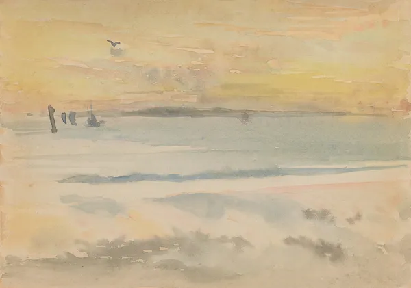 St. Ives; Sunset av James Abbott McNeill Whistler