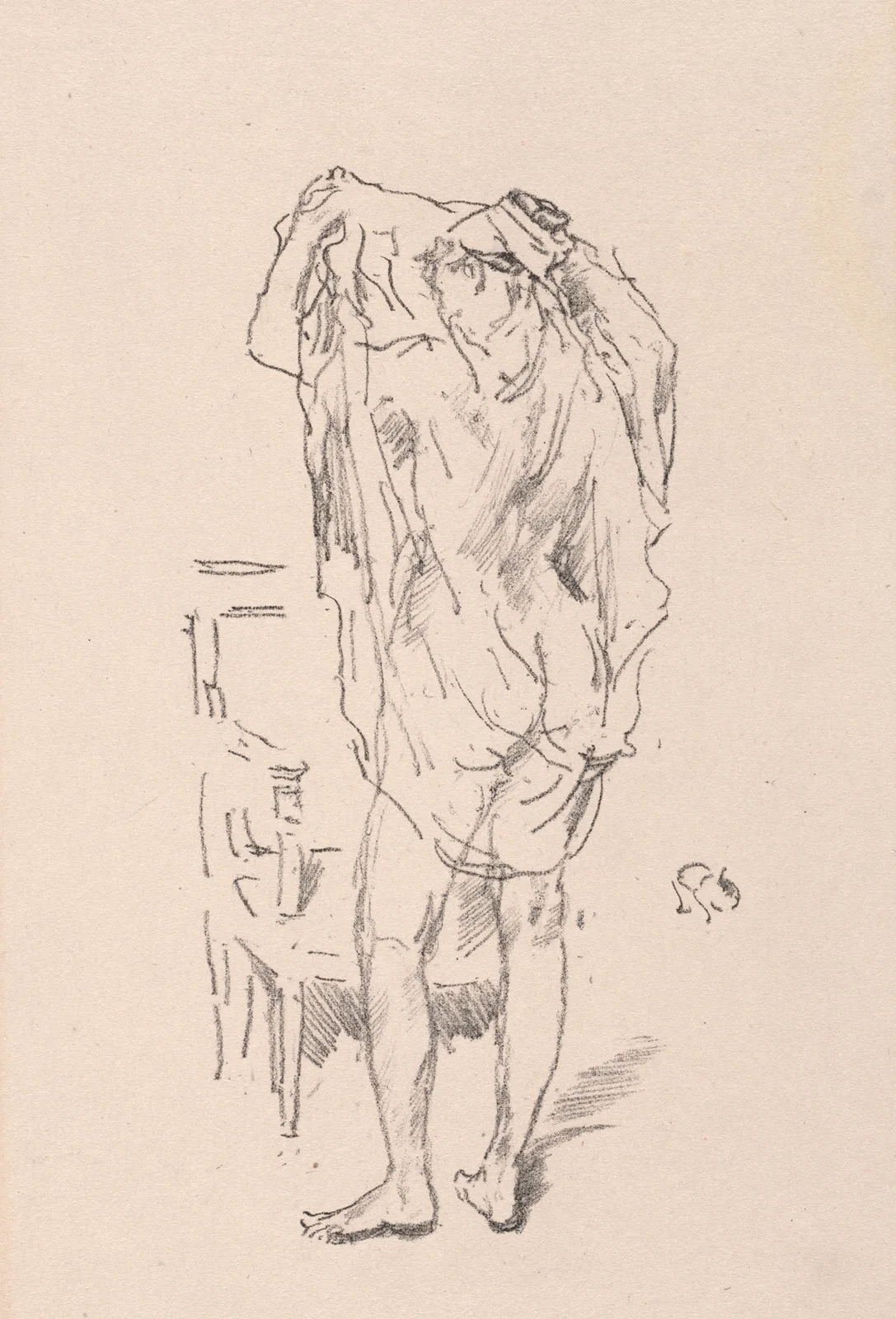 Study av James Abbott McNeill Whistler