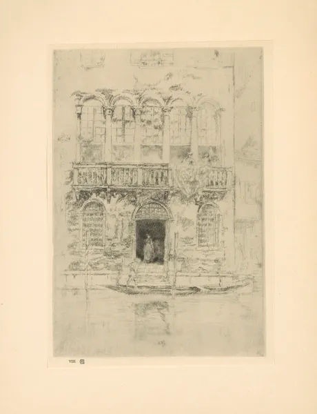 The Balcony – nr 1 av James Abbott McNeill Whistler