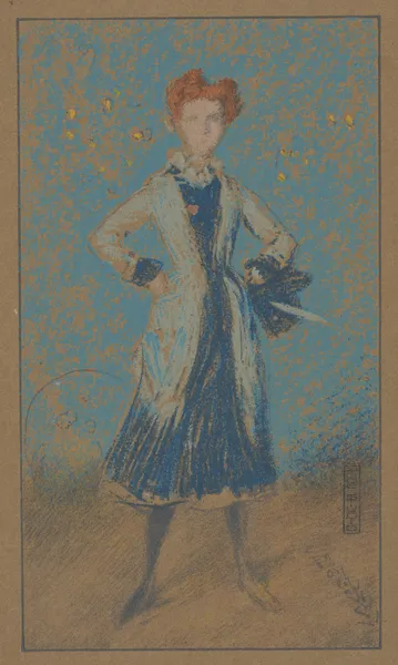 The blue girl – nr 1 av James Abbott McNeill Whistler