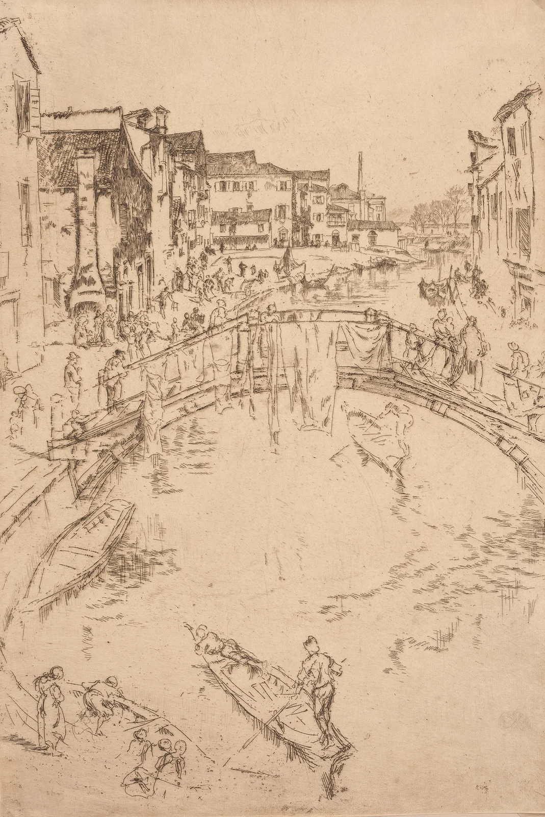 The Bridge av James Abbott McNeill Whistler
