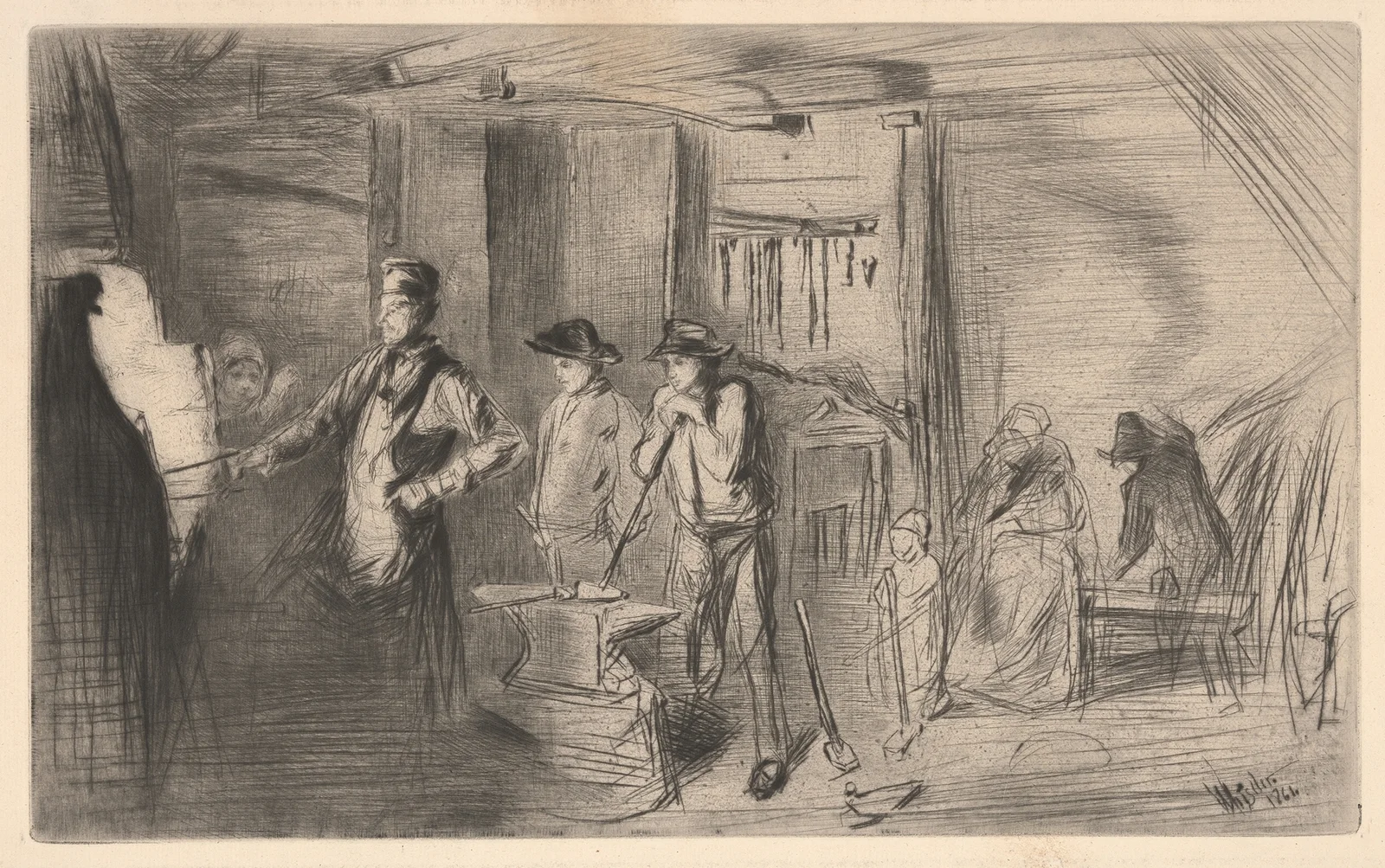 The forge av James Abbott McNeill Whistler