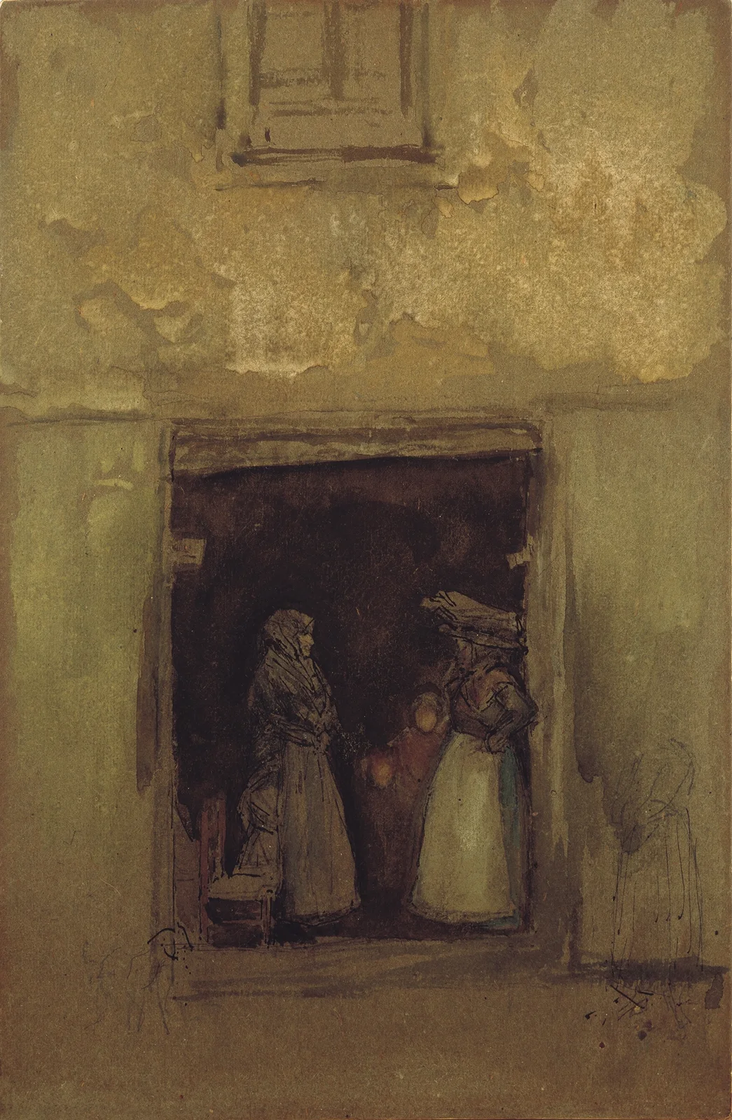 The Gossips av James Abbott McNeill Whistler
