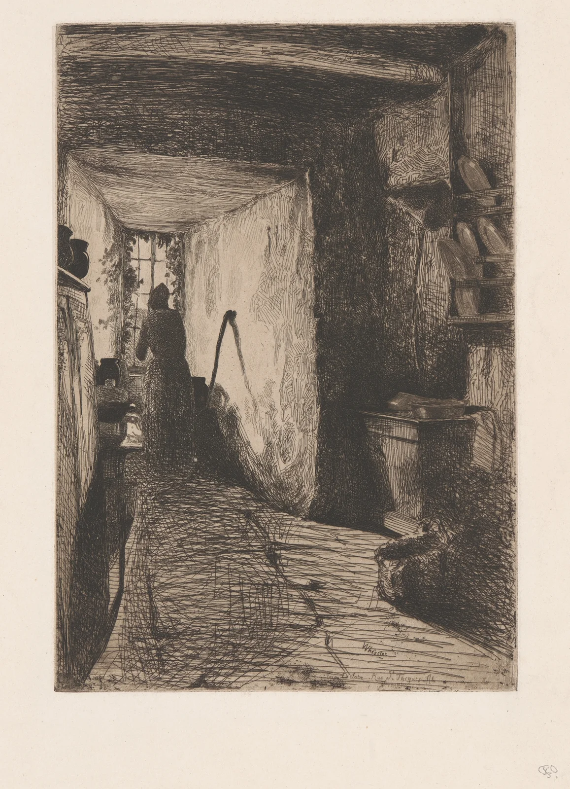 The Kitchen, 1858 – nr 2 av James Abbott McNeill Whistler