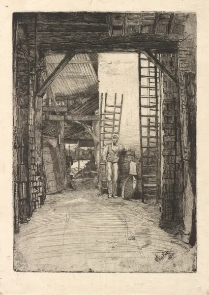 The Lime-Burner, 1859 – nr 1 av James Abbott McNeill Whistler