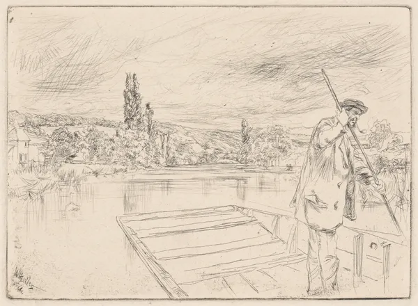 The Punt av James Abbott McNeill Whistler