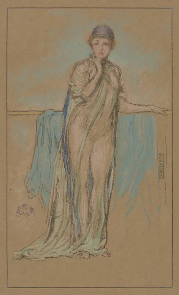 The purple cap – nr 2 av James Abbott McNeill Whistler