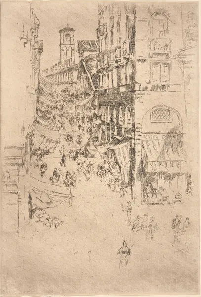 The Rialto av James Abbott McNeill Whistler