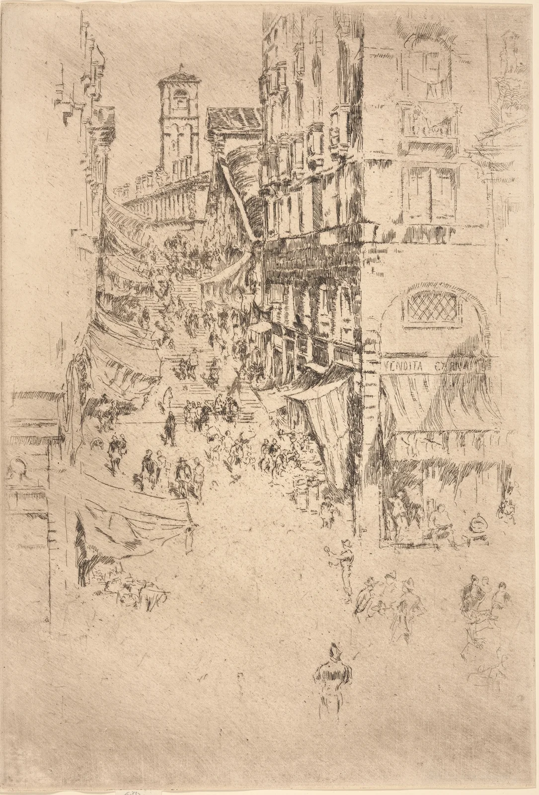 The Rialto av James Abbott McNeill Whistler