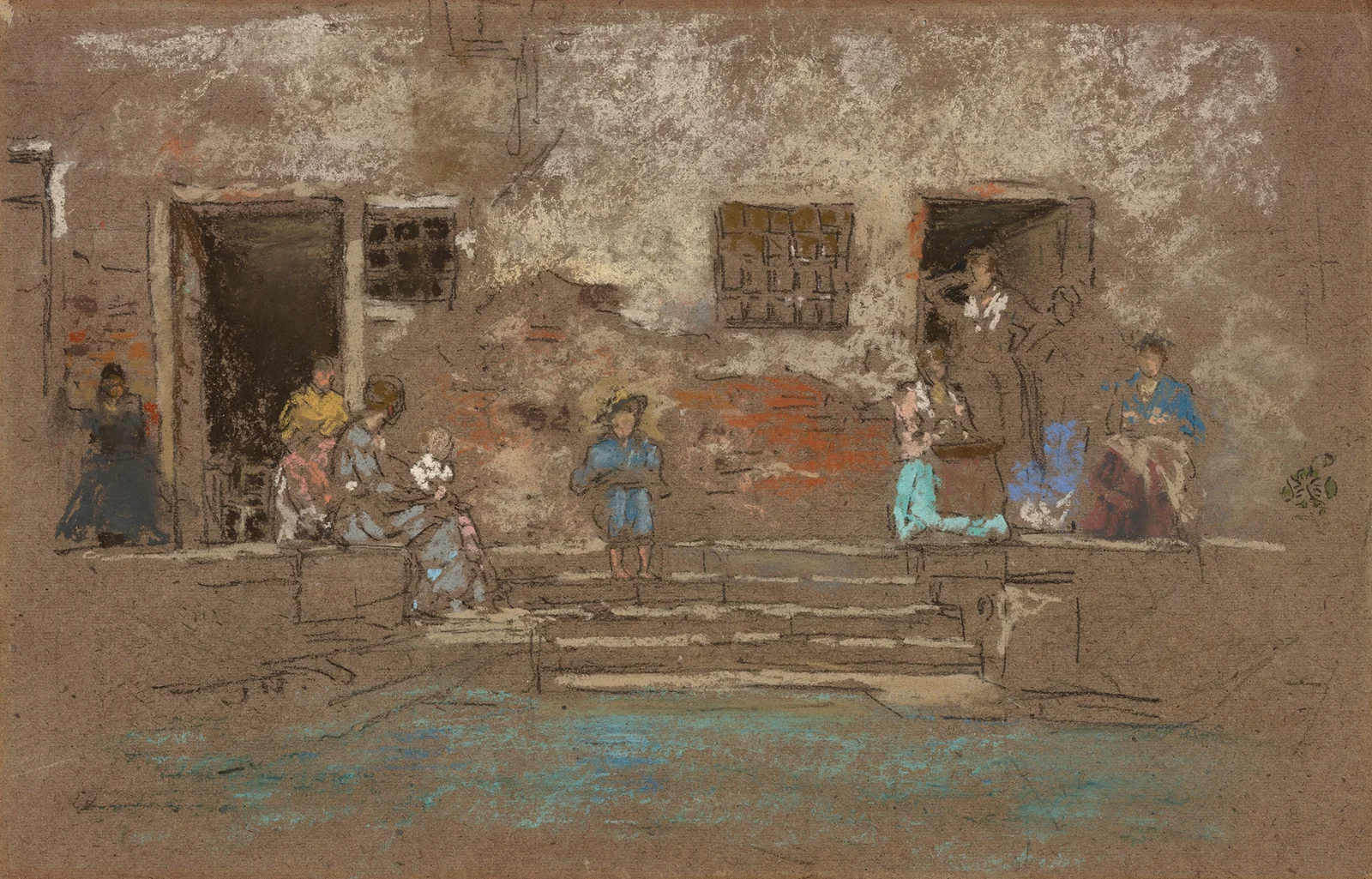 The Steps av James Abbott McNeill Whistler