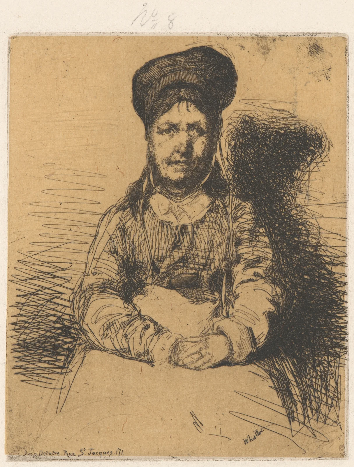 The Tinsmith (La Rétameuse) av James Abbott McNeill Whistler