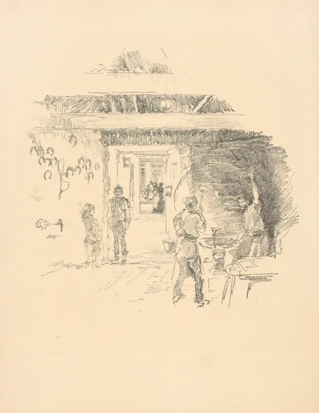 The tyresmith av James Abbott McNeill Whistler