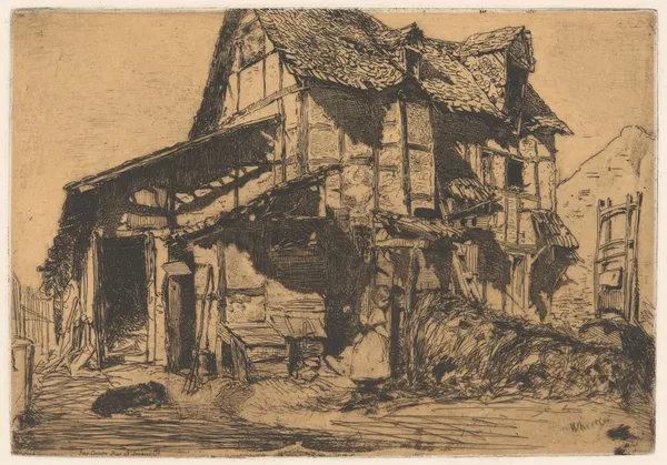 The Unsafe Tenement, 1858 – nr 2 av James Abbott McNeill Whistler