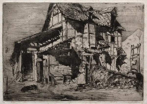 The Unsafe Tenement, 1858 – nr 1 av James Abbott McNeill Whistler