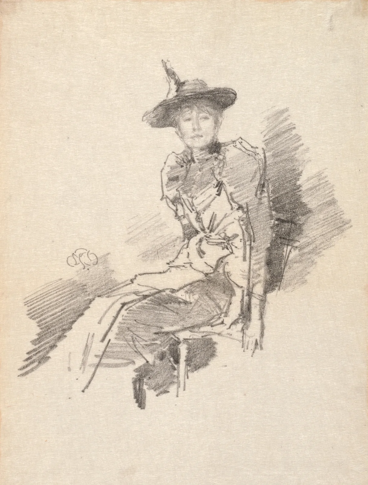 The Winged Hat, 1890 – nr 2 av James Abbott McNeill Whistler