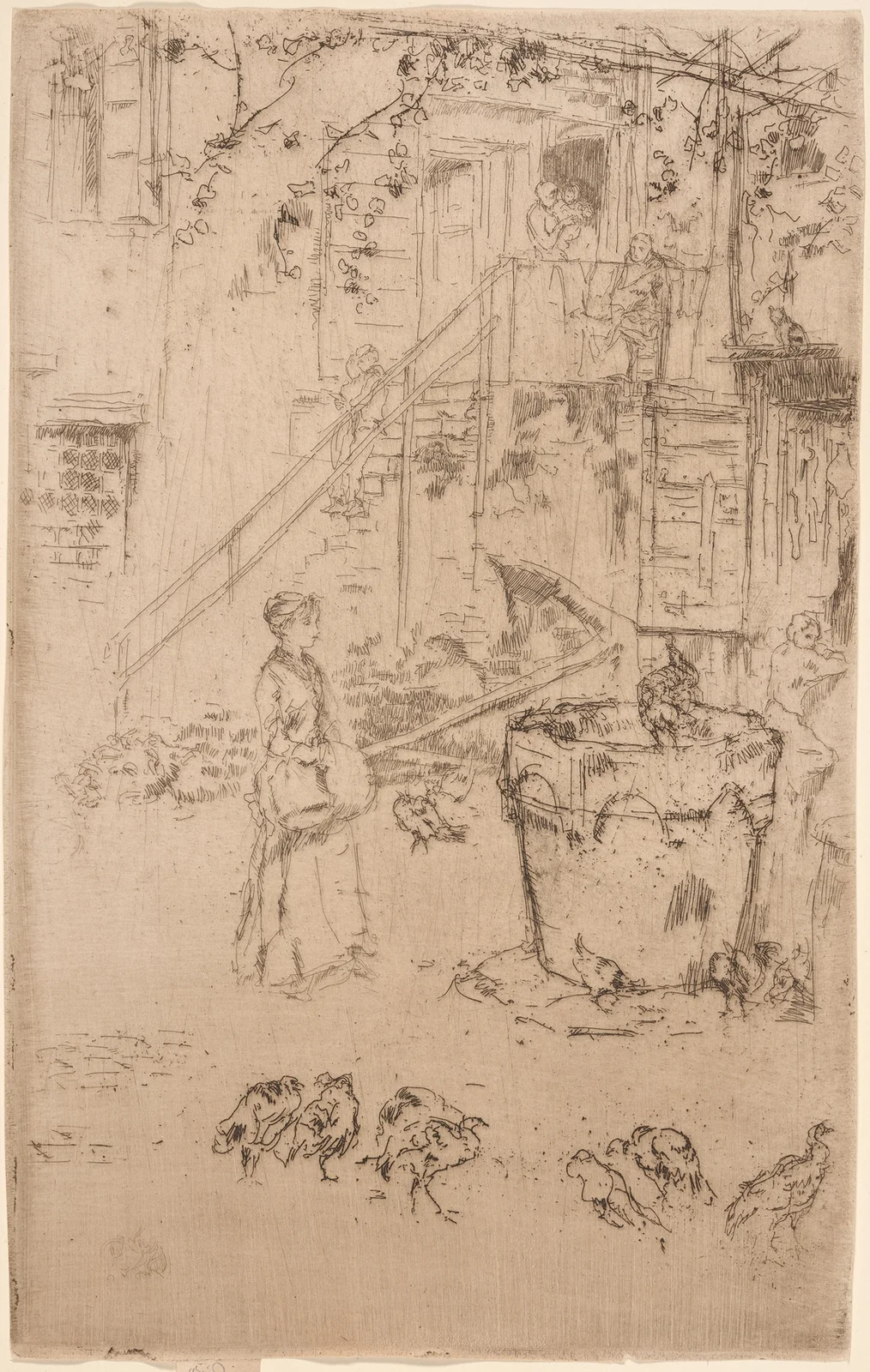 Turkeys av James Abbott McNeill Whistler
