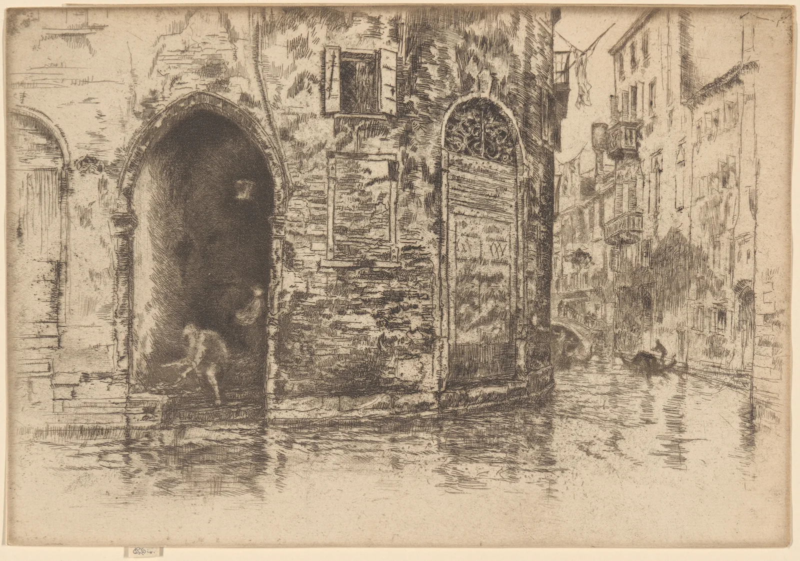 Two Doorways av James Abbott McNeill Whistler