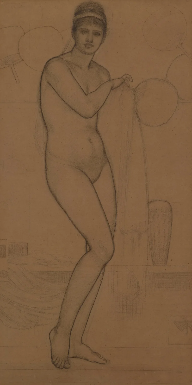 Venus (Standing Nude) av James Abbott McNeill Whistler