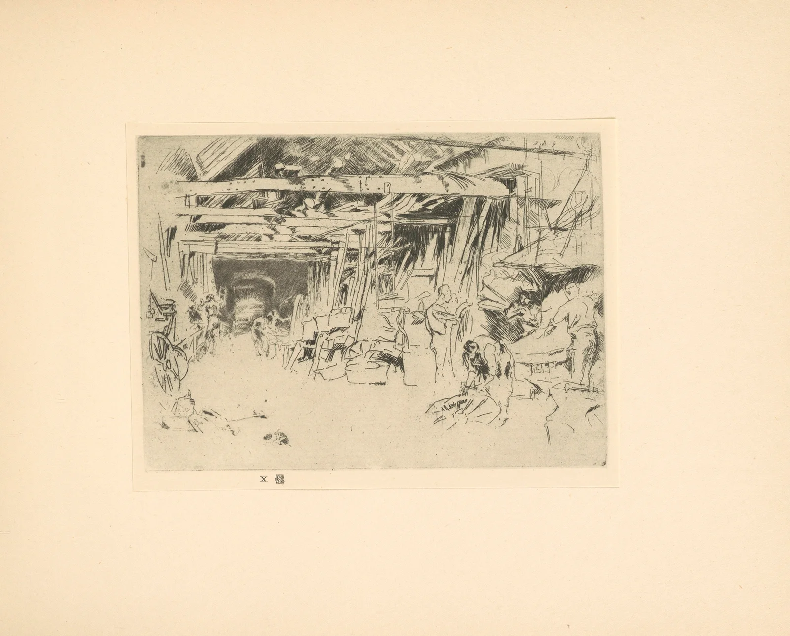 Wheelwright (19th century) av James Abbott McNeill Whistler