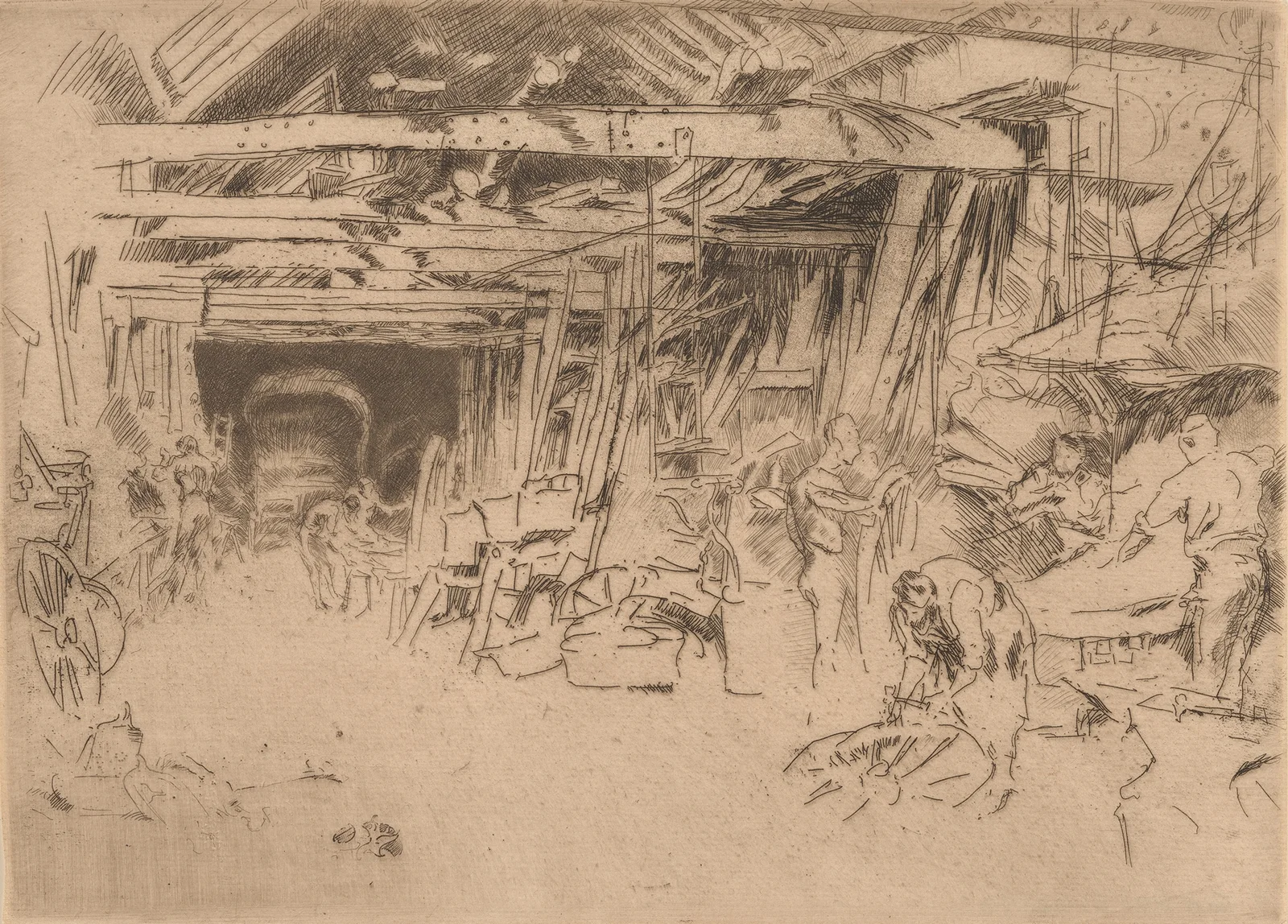 Wheelwright av James Abbott McNeill Whistler