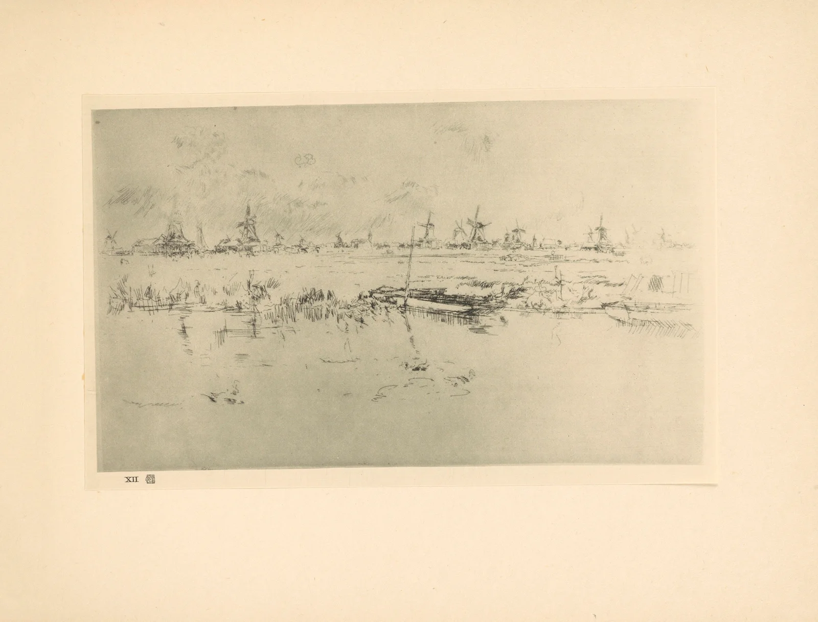 Zaandam av James Abbott McNeill Whistler