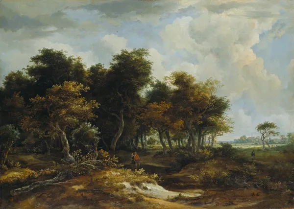Entrance to a Forest av Meindert Hobbema