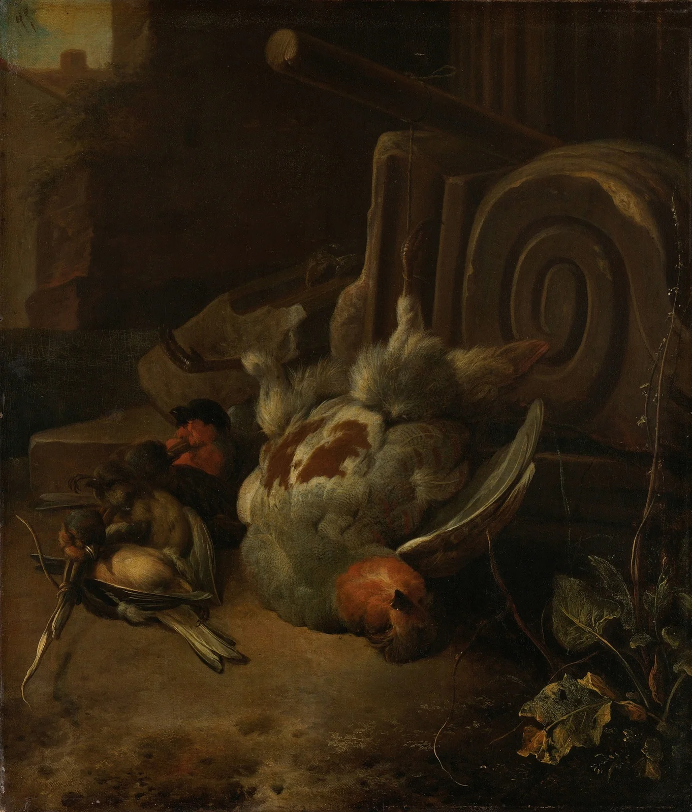 Dead Birds av Melchior d'Hondecoeter