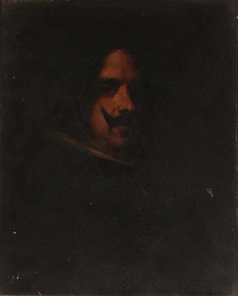 Head of a Man (Copy after Diego Velázquez) av William Merritt Chase