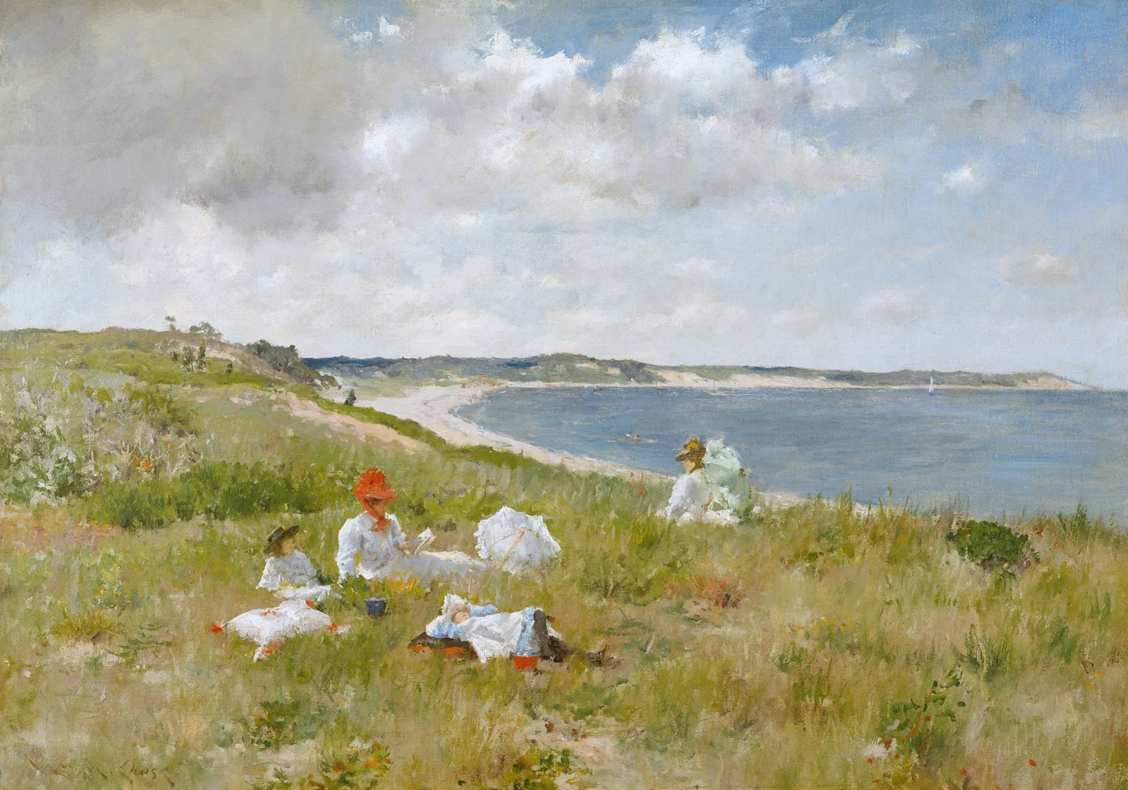 Idle Hours av William Merritt Chase