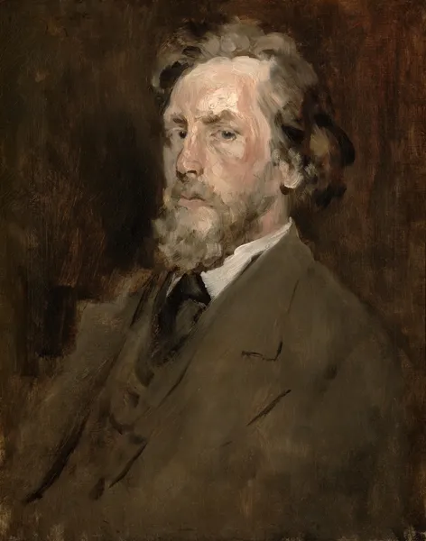 Portrait of a man av William Merritt Chase