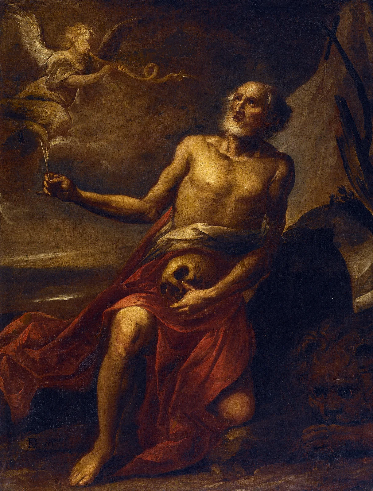 St. Jerome av William Merritt Chase