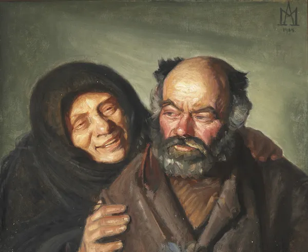 Bonatzi og glade Elsie av Michael Ancher
