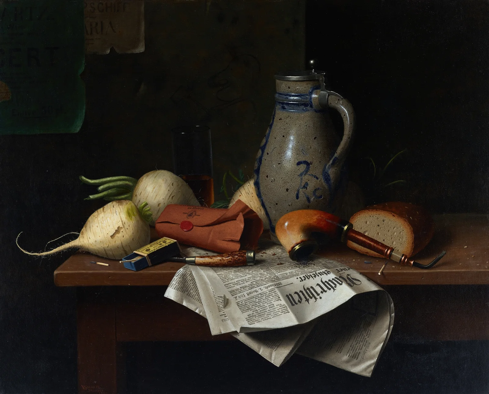 Munich Still Life av William Michael Harnett