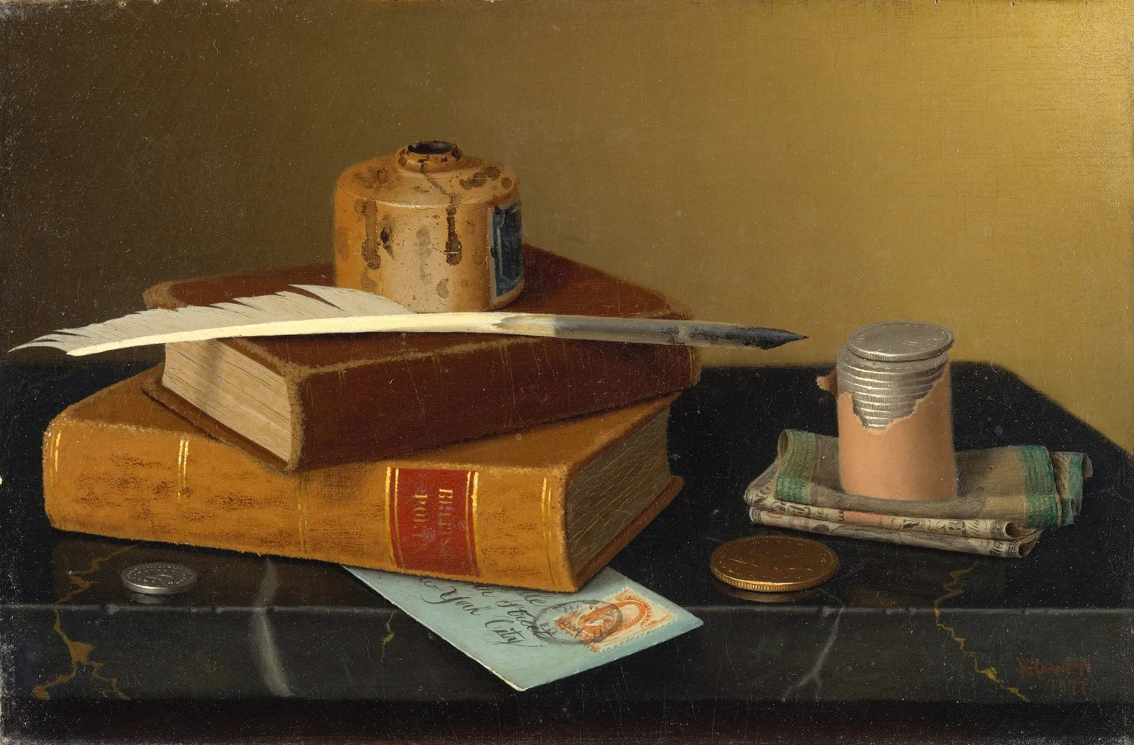 The Banker’s Table av William Michael Harnett