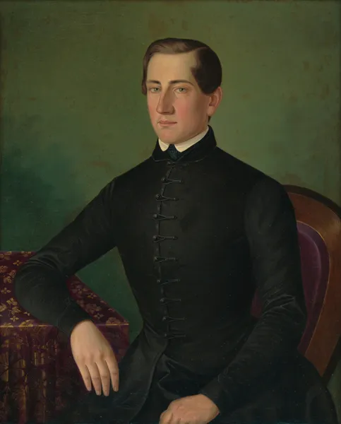 Portrait of a man, 1849 av Peter Michal Bohúň
