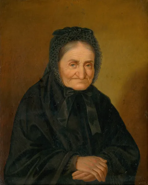 Portrait of an Old Woman av Peter Michal Bohúň