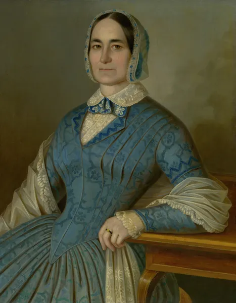 Portrait of Mrs. Dávid av Peter Michal Bohúň