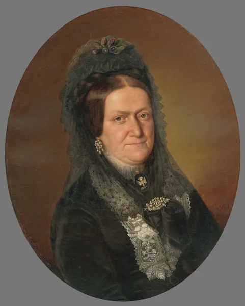 Portrait of Old Mrs. Kuhmannová av Peter Michal Bohúň