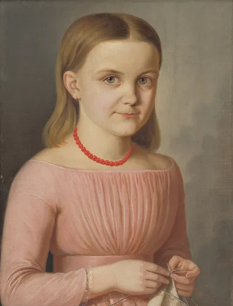 Portrait of Ľudmila Droppová av Peter Michal Bohúň