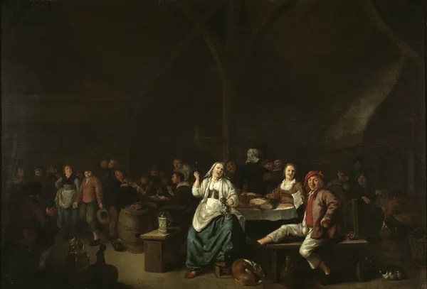 Drinking Bout in an Inn av Jan Miense Molenaer