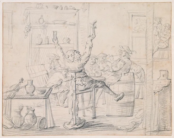 Merrymaking in a Tavern av Jan Miense Molenaer
