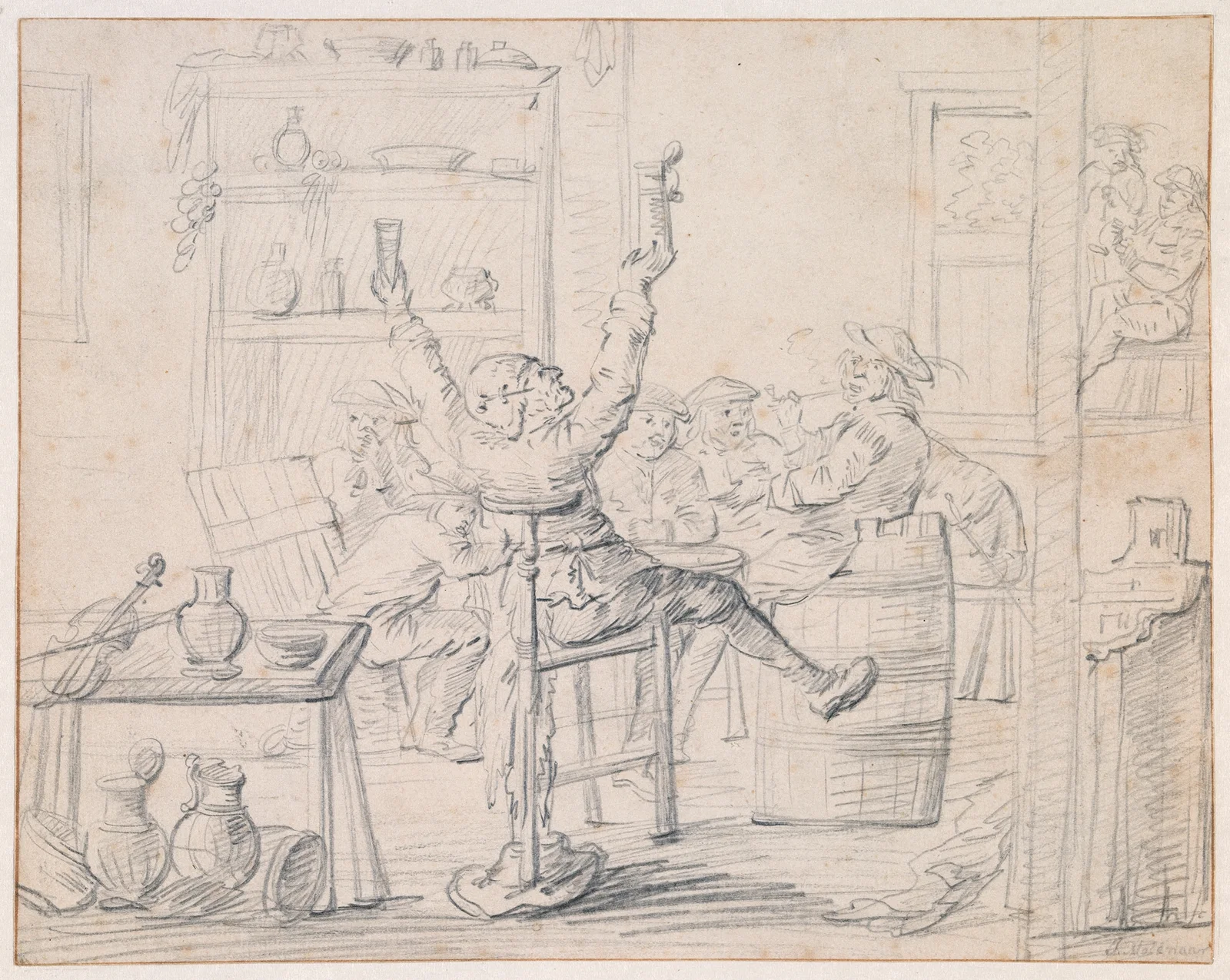 Merrymaking in a Tavern av Jan Miense Molenaer