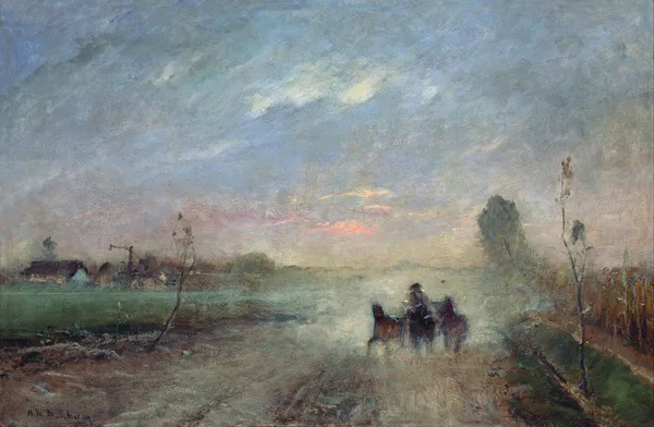 Dusty Road II av Mihály Munkácsy