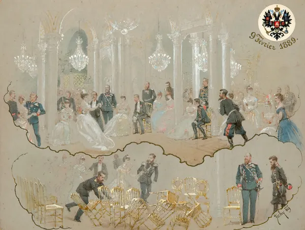 Alexander III At The Winter Palace Ball av Mihály Zichy