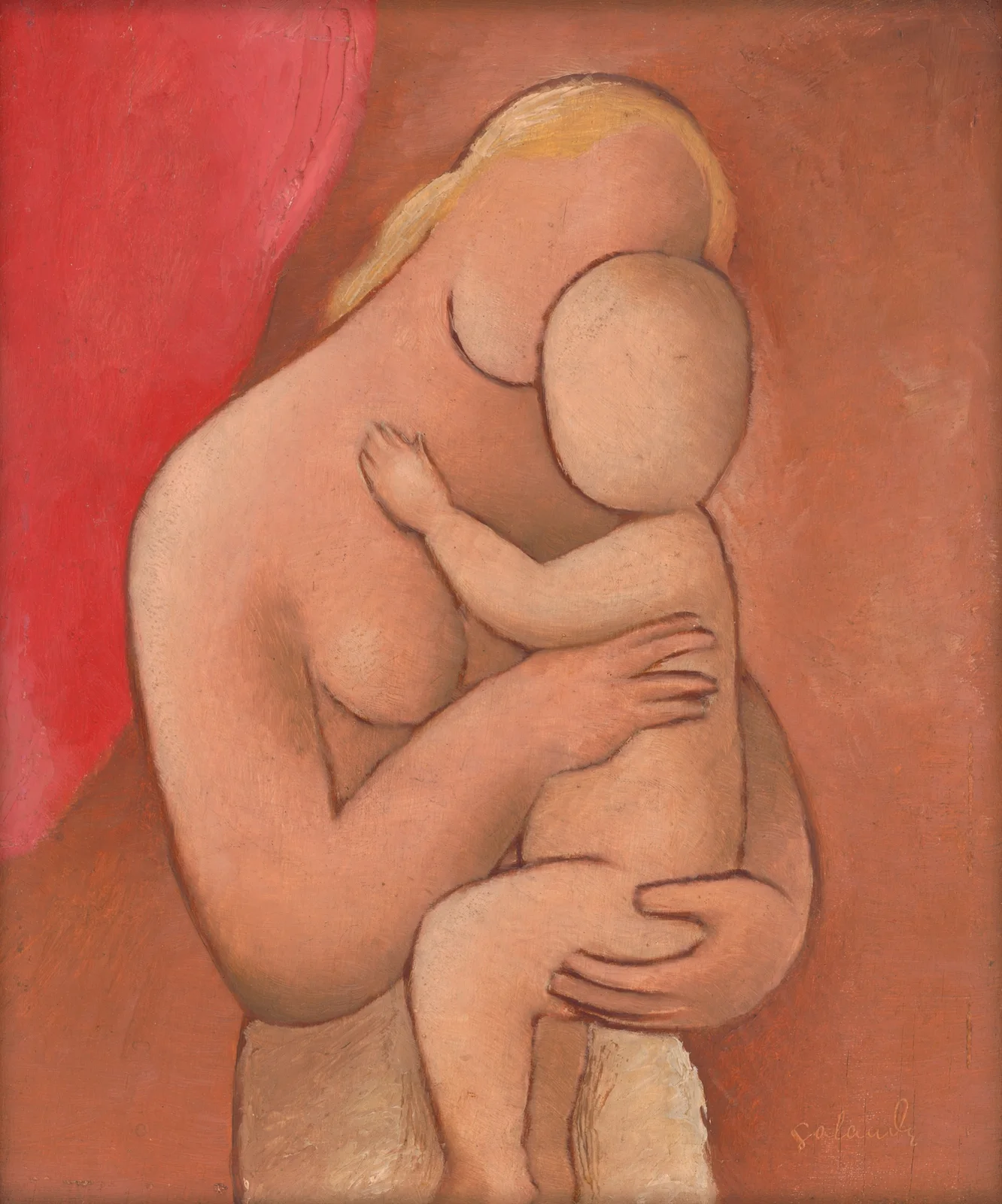 Mother with Child av Mikuláš Galanda